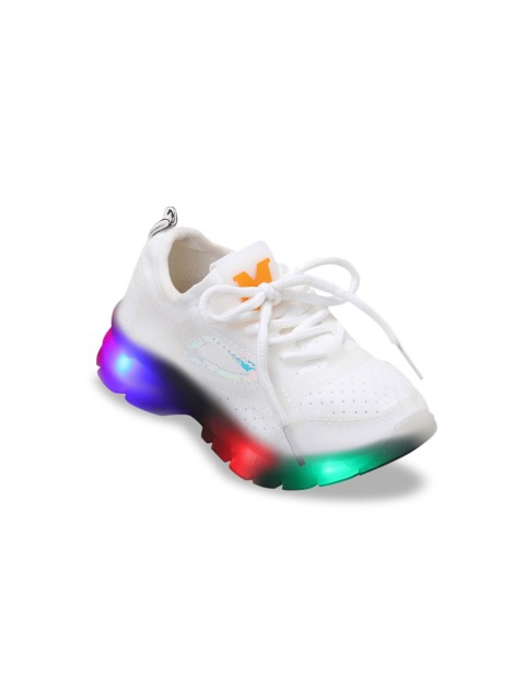 

Hopscotch Unisex Kids White Sneakers