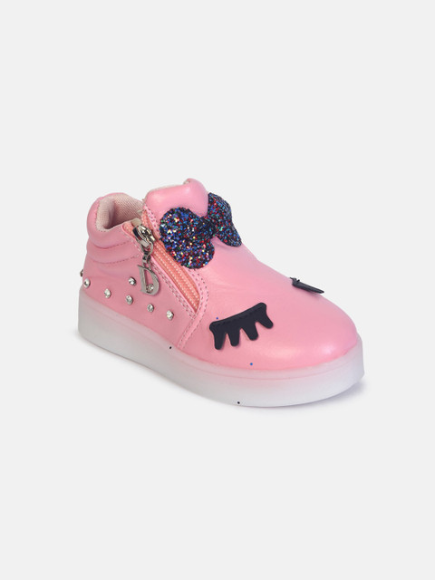 

Hopscotch Girls Pink Printed PU Fashion