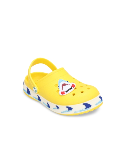 

Hopscotch Unisex Kids Yellow Clogs