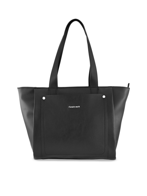 

Fastrack Black PU Tote Bag
