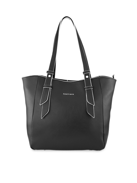 

Fastrack Black PU Tote Bag