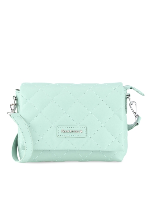 

Fastrack Green PU Structured Sling Bag with Quilted