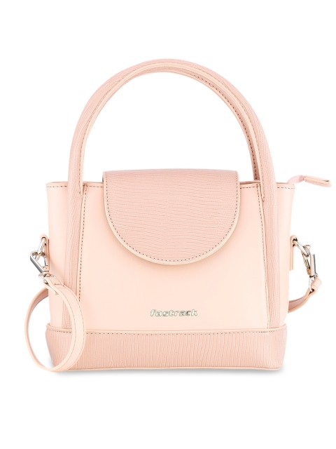 

Fastrack Pink PU Structured Satchel