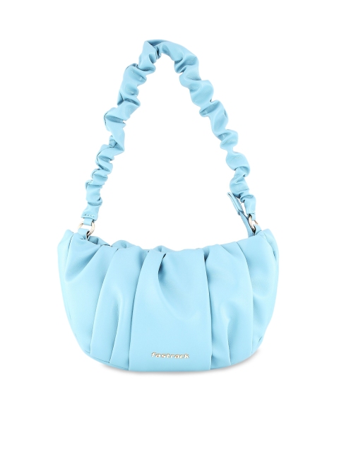

Fastrack Blue PU Structured Shoulder Bag with Tasselled
