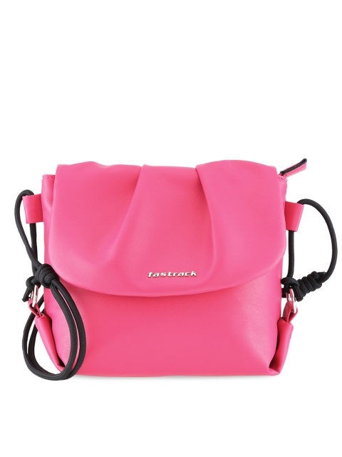

Fastrack Green PU Structured Sling Bag