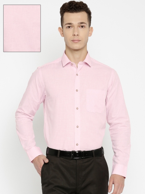 

Peter England Men Pink Nuvo Fit Solid Formal Shirt