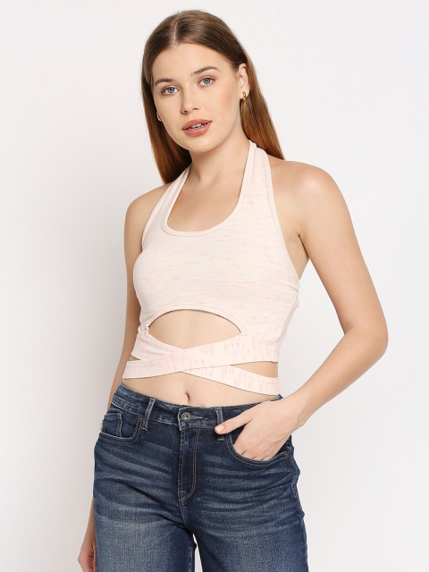 

Disrupt Pink Crop Top