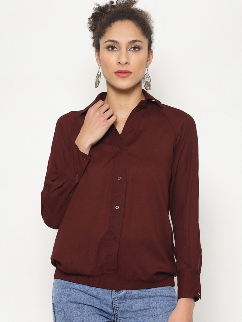 

Twenty3 Women Brown Comfort Casual Shirt