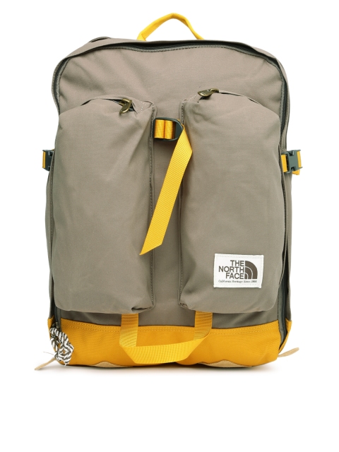 

The North Face Unisex Brown & Yellow Mini Crevasse Laptop Backpack