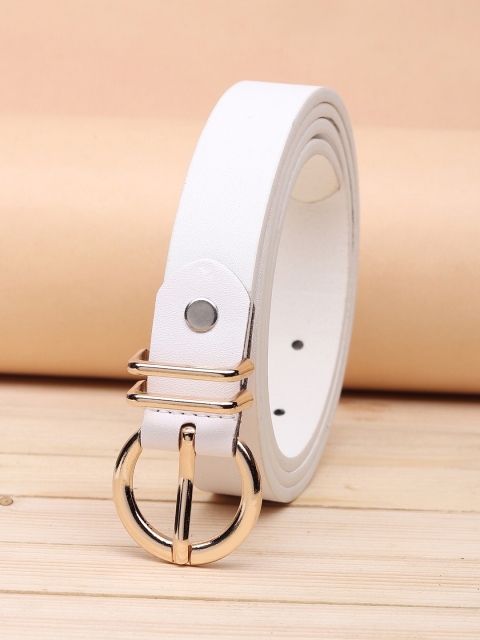 

URBAN ALFAMI Women White PU Belt