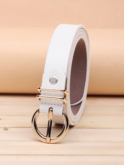 

URBAN ALFAMI Women White PU Belt