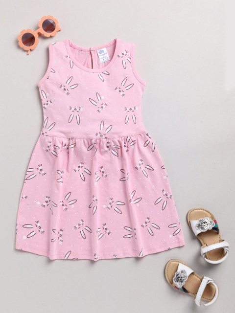 

Dear to Dad Girls Pink A-Line Dress