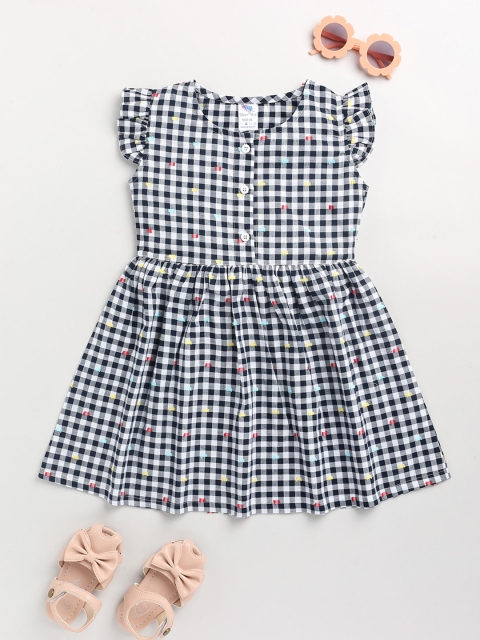 

Dear to Dad Girls Black Checked Dress