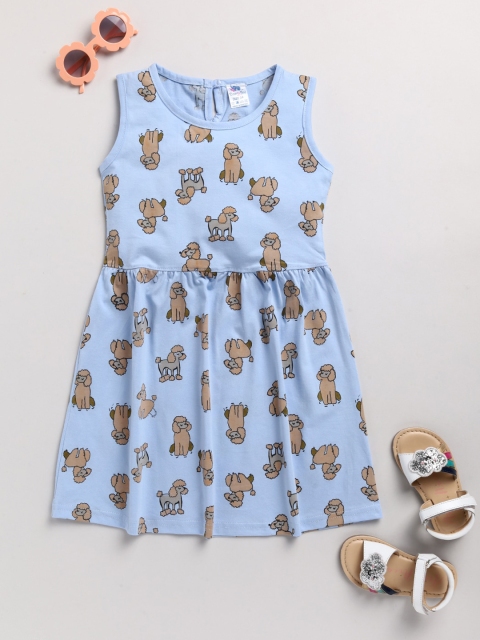 

Dear to Dad Girls Blue A-Line Dress