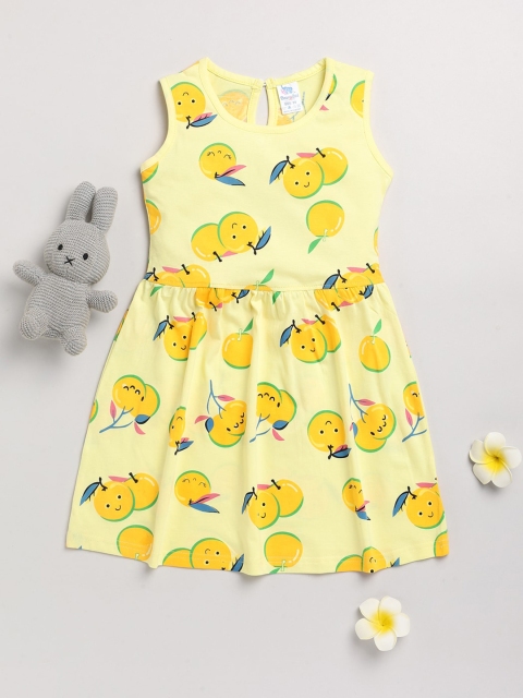 

Dear to Dad Girls Yellow Cotton Dress