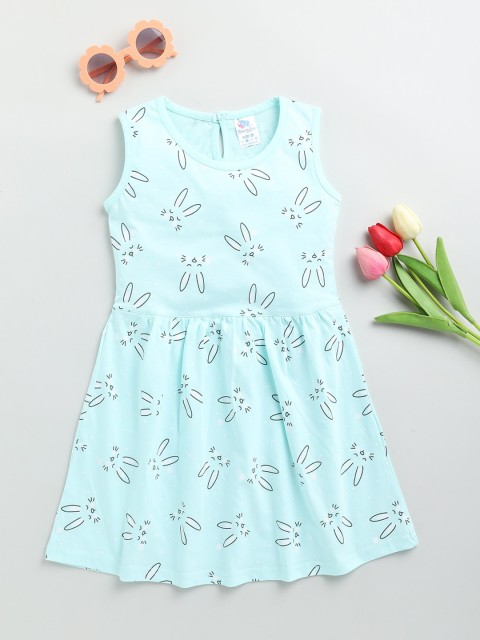 

Dear to Dad Girls Blue Cotton Dress