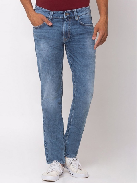 

SPYKAR Men Blue Rovers Relaxed Fit Light Fade Jeans