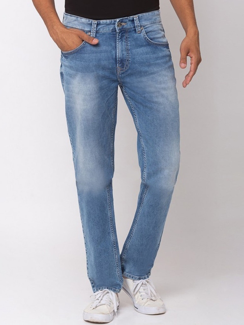 

SPYKAR Men Blue Loose Relaxed Fit Heavy Fade Jeans