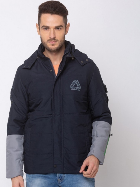 

SPYKAR Men Blue Padded Jacket