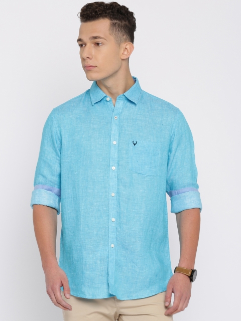 

Allen Solly Men Blue Casual Shirt