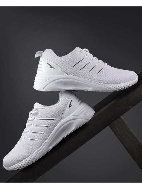 

ASIAN Men White Mesh Running Shoes
