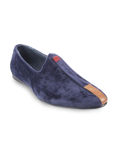 

Metro Men Blue & Brown Ethnic Shoe-Style Sandals