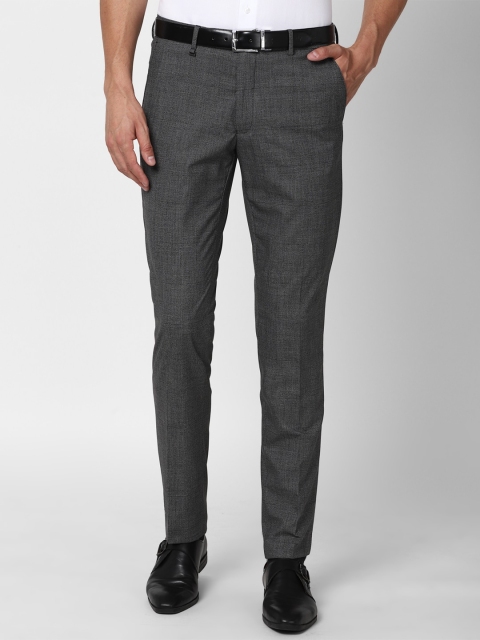 

Van Heusen Men Grey Slim Fit Trousers