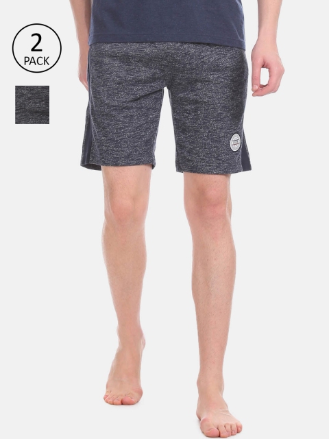 

U.S. Polo Assn. Men Pack of 2 Lounge Shorts, Navy blue