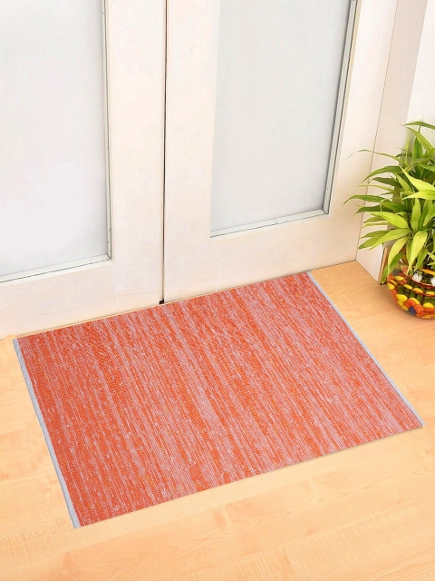 

Oxolloxo Orange & Grey Woven Design Cotton Rectangular Floor Mat