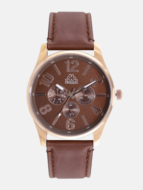 

Kappa Men Brown Multifunction Dial Watch KP-1420M-B