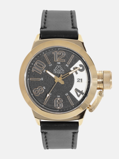 

Kappa Men Grey Textured Dial Watch KP-1421M-D