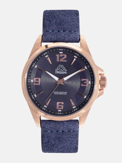 

Kappa Men Navy Dial Watch KP-1425M-C, Navy blue