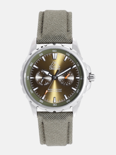 

Kappa Men Green Multifunction Dial Watch KP-1427M-A