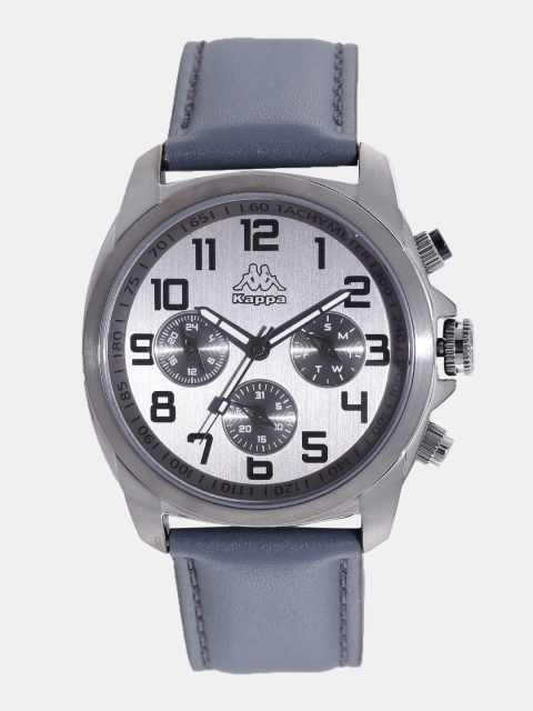 

Kappa Men Silver-Toned Multifunction Watch KP-1429M-A