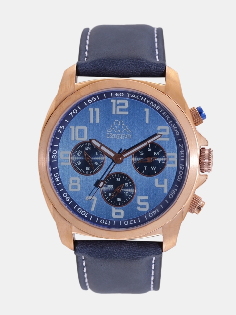 

Kappa Men Blue Multifunction Dial Watch KP-1429M-D