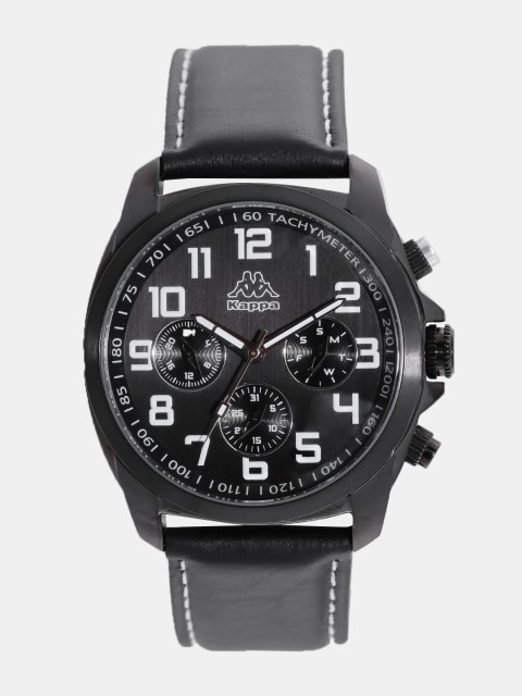 

Kappa Men Black Multifunction Watch KP-1429M-E