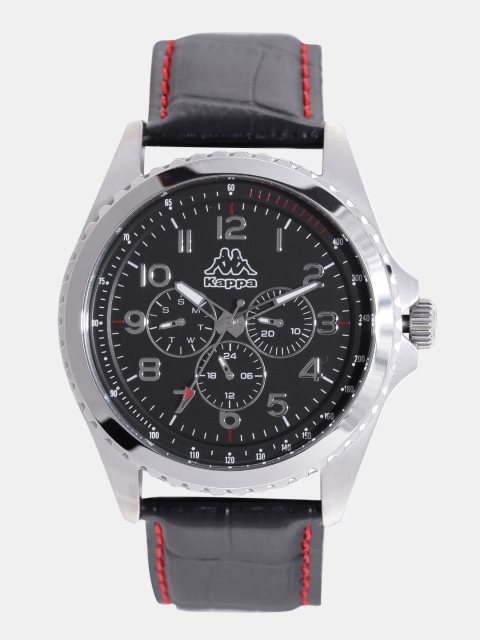 

Kappa Men Gunmetal-Toned Multifunction Dial Watch KP-1431M-A, Metallic