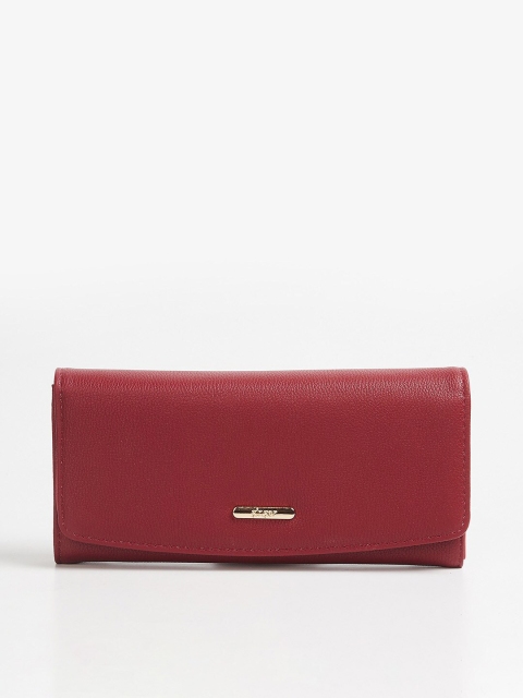 

Ginger by Lifestyle Women Maroon Two Fold Wallet