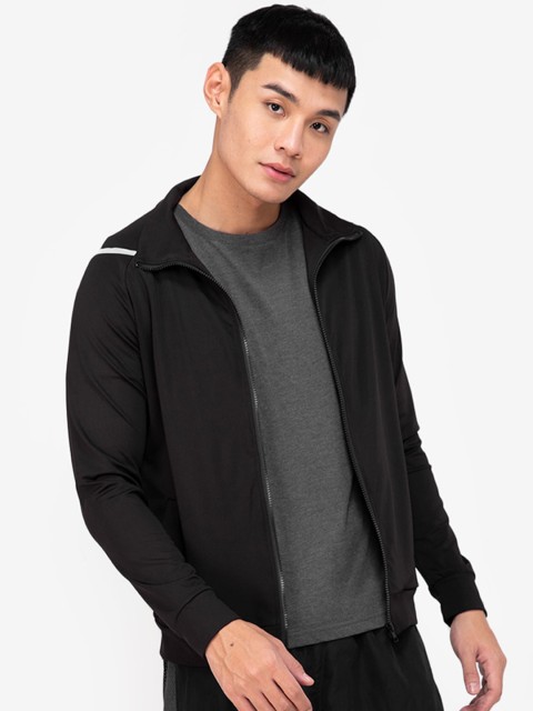 

ZALORA ACTIVE Men Black Bomber Jacket