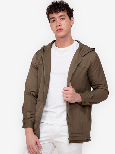 

ZALORA BASICS Men Olive Green Bomber Jacket