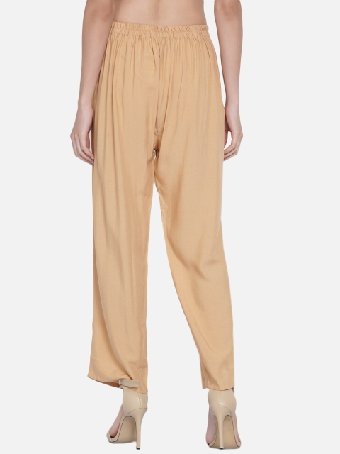 

Akshatani Women Beige Palazzos
