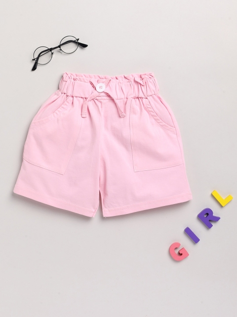 

Dear to Dad Girls Pink Low-Rise Shorts