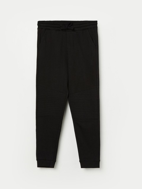 

Fame Forever by Lifestyle Boys Black Solid Cotton Slim-Fit Joggers