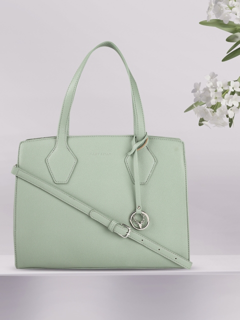 

Allen Solly Green PU Structured Shoulder Bag