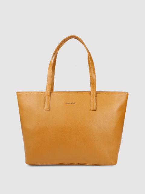 

Allen Solly Brown Solid Oversized Structured Shoulder Bag