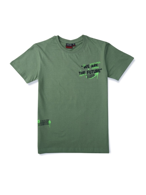 

Gini and Jony Boys Maroon V-Neck T-shirt