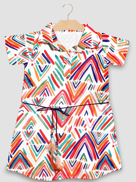 

Touch Trends Multicoloured A-Line Dress, Multi