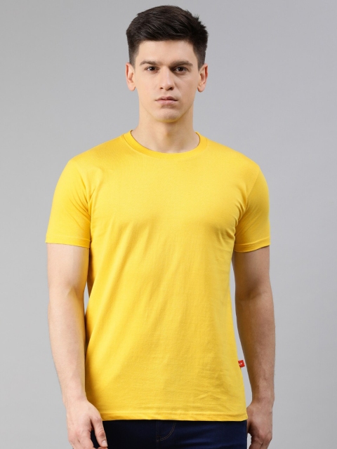 

UNSULLY Men Yellow 2 V-Neck Dri-FIT T-shirt