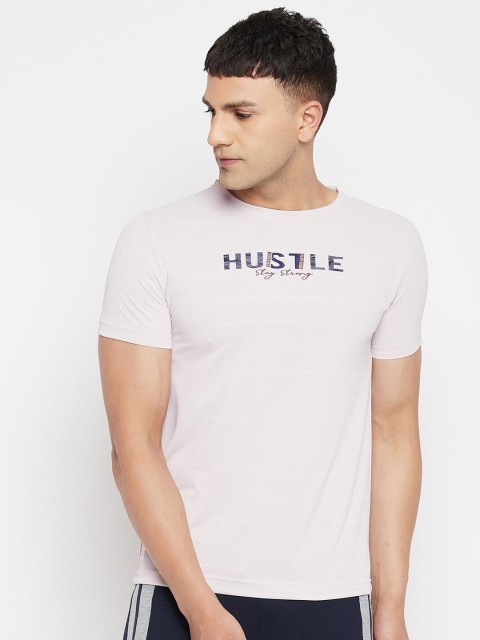 

FirstKrush Men Off White Typography T-shirt