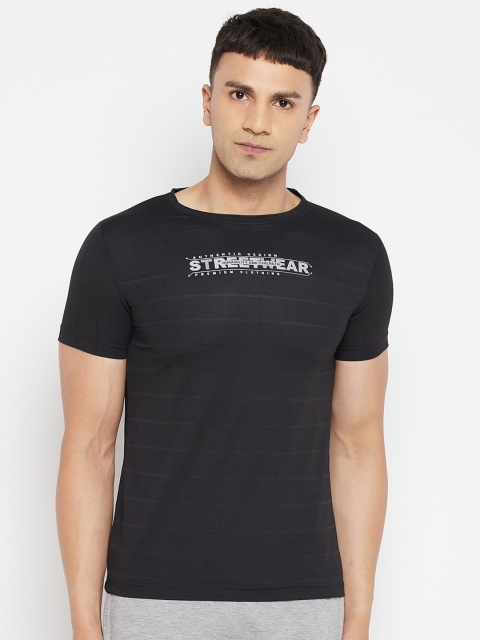 

FirstKrush Men Black Typography T-shirt